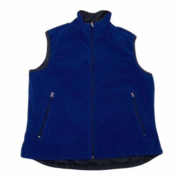 OLD Navy Athletic Reversible Black Blue Vest 1X - Picture 6 of 12